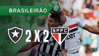 BOTAFOGO 2 X 2 SÃO PAULO - GOLS - 30/09 - BRASILEIRÃO 2018