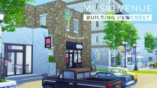 Sims 4  |  Speedbuild  |  Building Newcrest - Music Shop & Venue