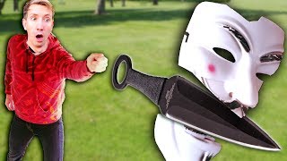 HACKER UNMASK in NINJA BATTLE ROYALE vs PROJECT ZORGO (First To Find PZ4 Wins Challenge IRL)