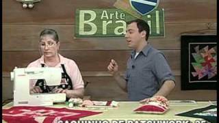 ARTE BRASIL -- SILVANA GREICE -- SAQUINHO DE PATCHWORK (08/09/2010 - Parte 1 de 2)