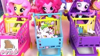 Играем в Магазин! Эквестрия Герлз Идут за Покупками! Май Литл Пони Мультик. Распаковка Шопкинс