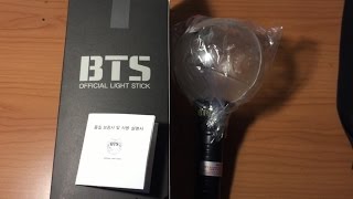 Unboxing BTS OFFICIAL Lightstick (A.R.M.Y Bomb)