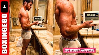 CANELO ALVAREZ 30-DAY WEIGH-IN; CANELO SMALLER THAN GOLOVKIN (LIGHTER)