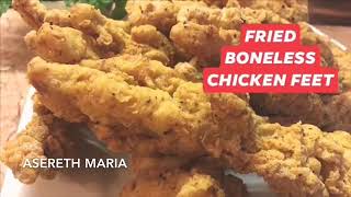 BONELESS FRIED CHICKEN FEET (good business) | CRISPY CHICKEN FEET RECIPE | PRITONG PAA NG MANOK