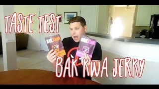 Bak Kwa Jerky Taste Test