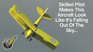 Tiger Moth biplane aerobatics