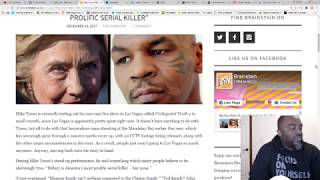 Mike Tyson calls Hillary Clinton "America's most prolific serial k1ll3r"