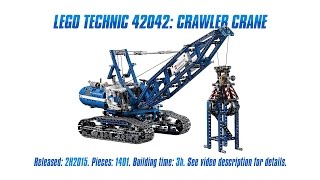 'Lego Technic 42042: Crawler Crane' Unboxing, Speed Build & Review