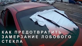 Как предотвратить замерзание лобового стекла
