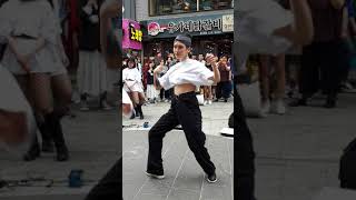 LOVELY GIRL ENJOYING FREE STYLE DANCING.