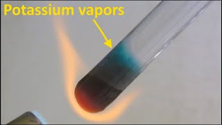 Reaction of Potash and magnesium