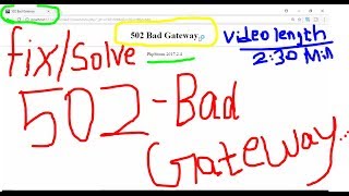 Solve/Fix "502 Bad Gateway" in PHP File Running-work with Phpstorm & XAMPP Server. windows PC.