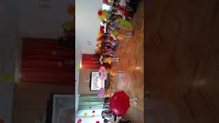 Танец с зонтиками "кап-кап" в детском саду,  старшая группа