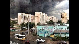 Ураган в г. Семей (14.06.2015)