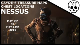 Cayde-6 Treasure Maps / Chest Locations / Nessus May 8th 2018 / Destiny 2