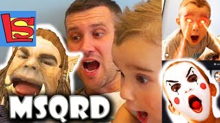 MSQRD Challange Меняемся лицами у нас появились супер способности