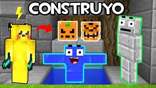TROLLEANDO NUEVAS SKIN SECRETAS EN MINECRAFT ? CONSTRUYO MAPA NOOB EN EL SERVIDOR ?