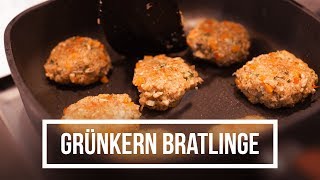 Saftige Grünkern-Bratlinge | No-FAT-Cooking | Gesund & vegan kochen mit Gabi Lendle & Petra Bracht