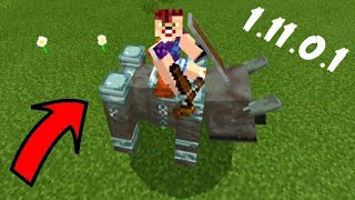 КАК ОСЕДЛАТЬ RAVAGER/БУЙВОЛ в Minecraft PE 1.11.0.1! СКАЧАТЬ АДДОН!