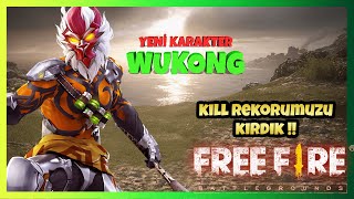 GARENA FREE FIRE - YENİ KARAKTER WUKONG !! ? KILL REKORU !! ?
