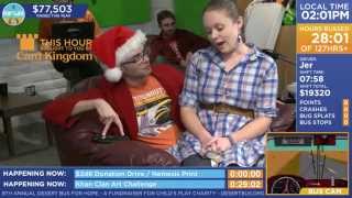 DB8 - People sit on Startup SantaJer's lap and describe what they want him to make for Christmas