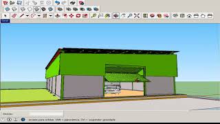 Projeto Estrutura Metálica Galpão 300 MT2