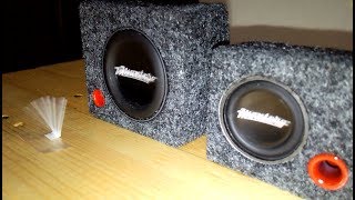Amazing Paper Trick BASS DEMO with MINI SUBWOOFER