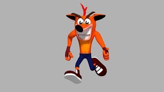 Crash Bandicoot 1 - 3D Model | Blender Timelapse