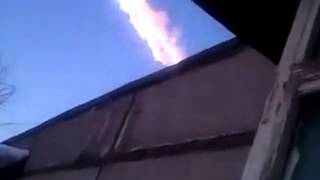 Метеорит Взрыв в Челябинске 15.02.2013. Meteorite Chelyabinsk