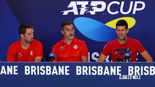 Novak Djokovic "We played one of the Best doubles match EVER" - Brisbane 2020 (HD)