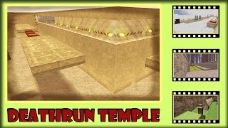 Прохождение карты deathrun_temple с стандартным ножом || Counter Strike 1.6