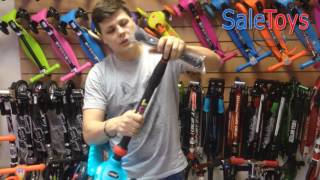Детский трёхколёсный самокат Scooter Maxi  Micar  UFO со светящимися колёсами