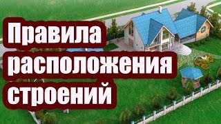 ПРАВИЛА РАСПОЛОЖЕНИЯ СТРОЕНИЙ НА УЧАСТКЕ