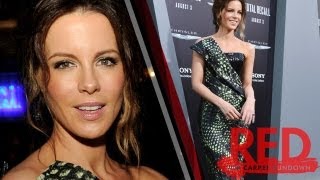 Kate Beckinsale Total Recall Premiere: The Sexy Snakeskin Dress!