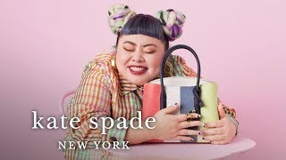 the margaux satchel in irresistible candy colors ft. naomi watanabe | kate spade new york
