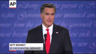 Obama, Romney Clash on Economy in First Debate