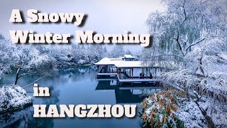 Snowy Winter Morning in Hangzhou, CHINA (Kumar ELLAWALA)