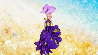 Кукла из конфет и гофрированной бумаги. Doll of sweets and corrugated paper.