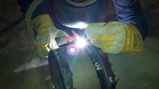 Decklage WIG TIG Schweißen lernen WIG TIG Pendeltechnik Fernwärmerohr Schweißkurs YouTube Video