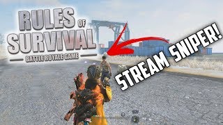 MEDAL & STREAM SNIPER TEAM UP! - Rules of Survival