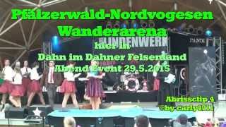 Wanderarena in Dahn Dahner Felsenland Germany KVE Schowtanzgruppe Abrissclip 4