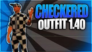 HOW TO GET CHECKERBOARD OUTFIT *NEW* CHECKERED OUTFIT GLITCH (GTA 5 Online Glitches) (1.40) [DM]