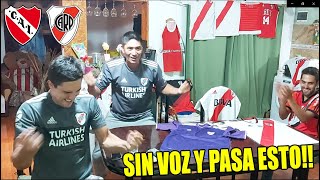 INDEPENDIENTE 1 RIVER PLATE 2 - Reacciones de hinchas de River - Partido Postergado