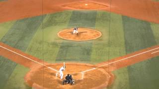 20120618 多田野数人中村紀洋を見逃し三振に打ち取る