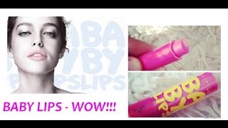 Бальзам для губ MAYBELLINE Baby Lips - Восторг!!! - мой отзыв