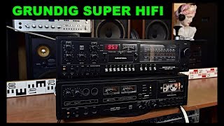 GRUNDIG RECEIVER R 48 SUPERHIFI - GRUNDIG CNF 300 SUPERHIFI Cassette Deck (Rammmstein Radio Music)