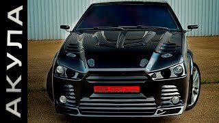 Безбашенный тюнинг ВАЗ 2108 - Черная Акула! Русские  машины  еще покажут! Авто самоделки России!