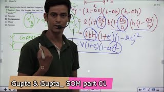 Gupta & Gupta solutions_civil engineering_SOM(PART 1) for RRB, SSC JEN, GATE & IES exams