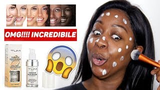 PROVIAMO IL FONDOTINTA MAGICO CAMBIA COLORE - TUTORIAL SU PELLE SCURA, FUNZIONERÀ ?! ?| RECENSIONE