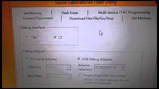使用USB Debug Adapter 搭配 Silicon Lab Flash Utility燒錄C8051F340